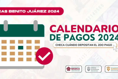 Calendario de Pagos de las Becas Benito Juárez 2024